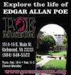 Poe Museum glossy ad